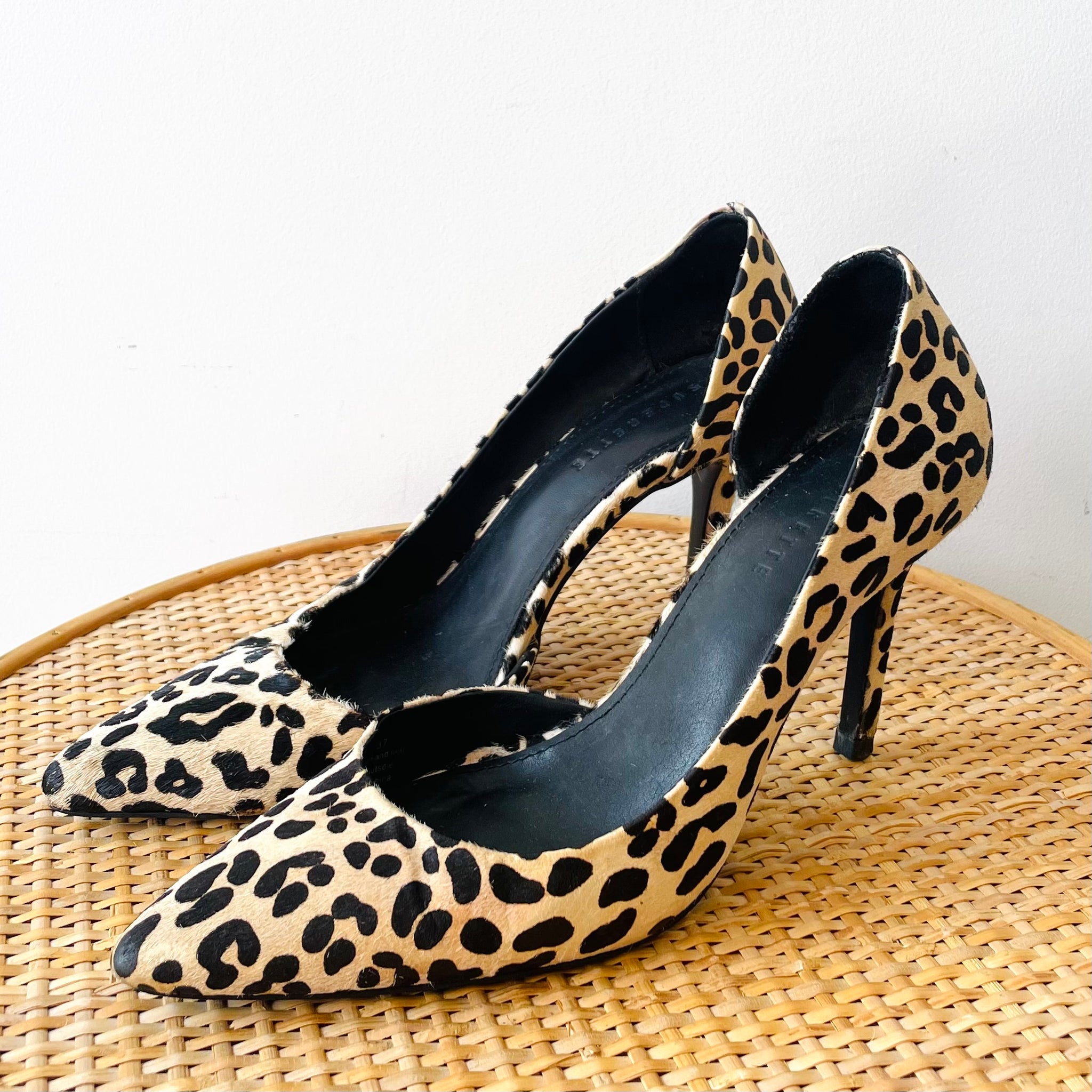 Superette Leopard Print Heels (37)