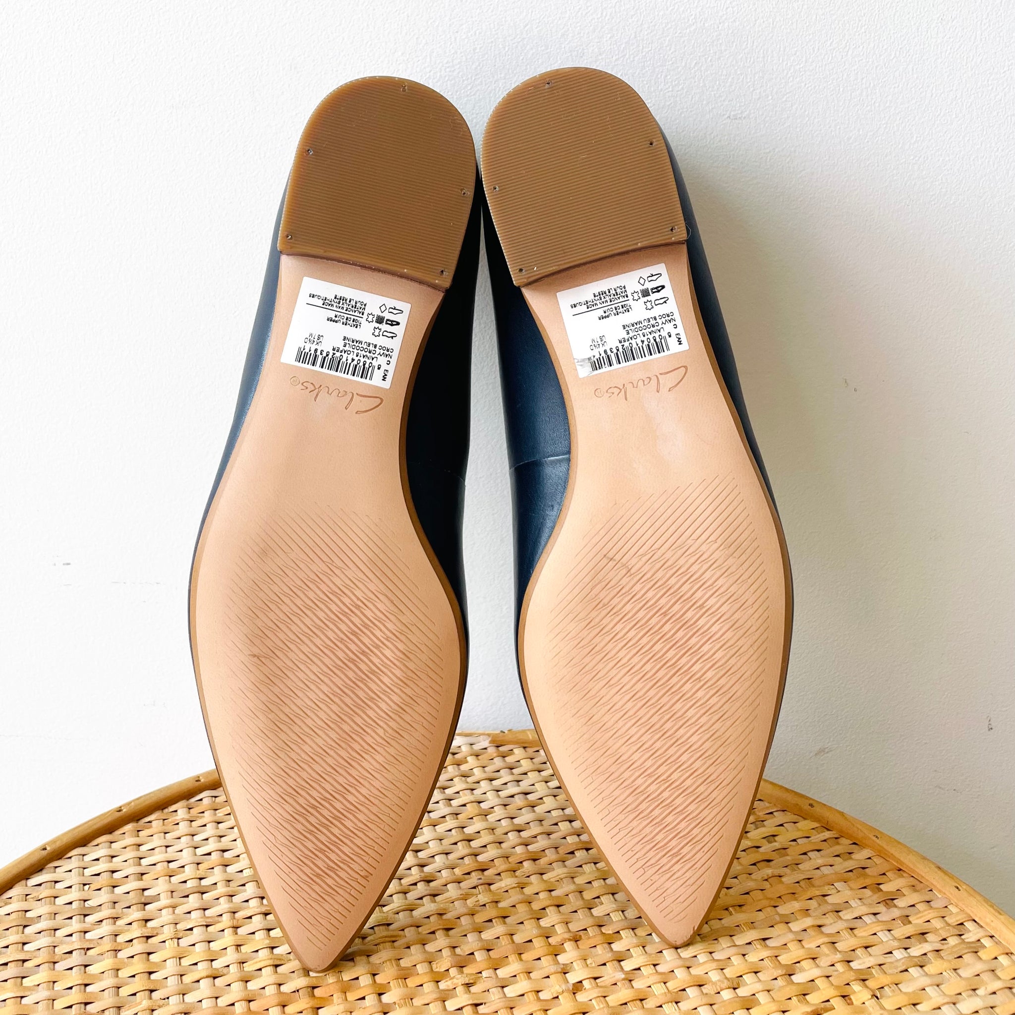 Clarks Pointed Toe Loafers (37.5)