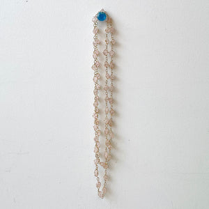 Caged Rose Quartz Necklace