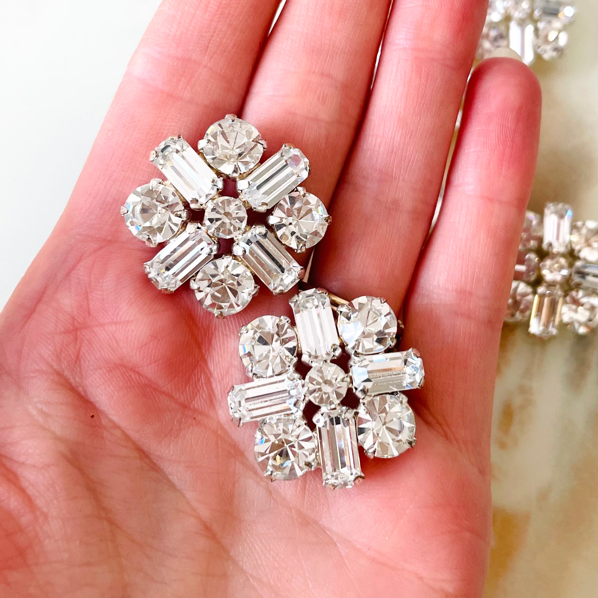 Set of Diamante Buttons