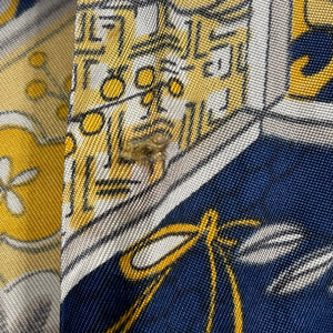 Vintage Patterned Blouse (S)