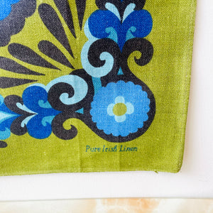 Vintage Pure Irish Linen Tea Towel