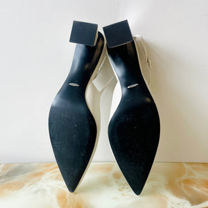 Pointed Toe Sling Back Heels (39)