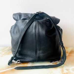 Leather Adjustable Back Pack Hand Bag