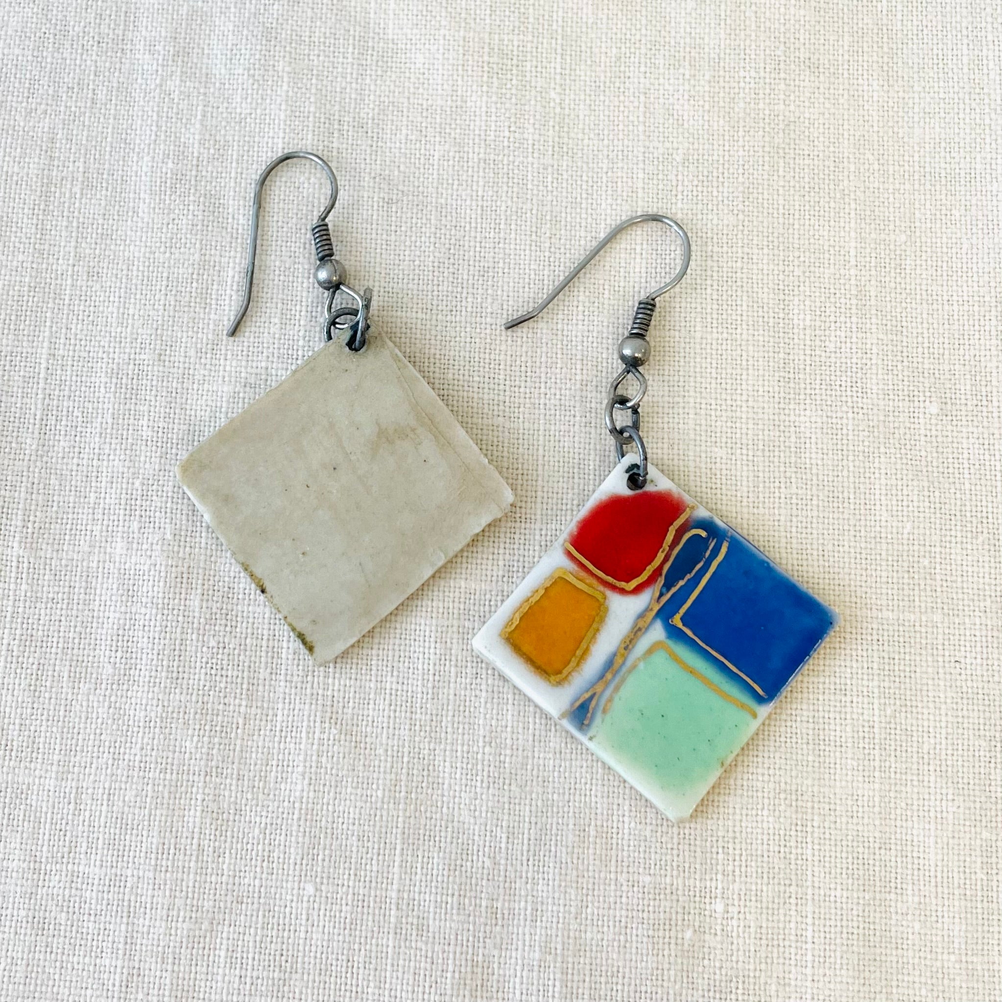 Vintage Ceramic Earrings