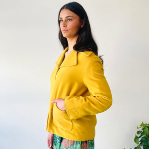 Yellow Wool Coat (M)