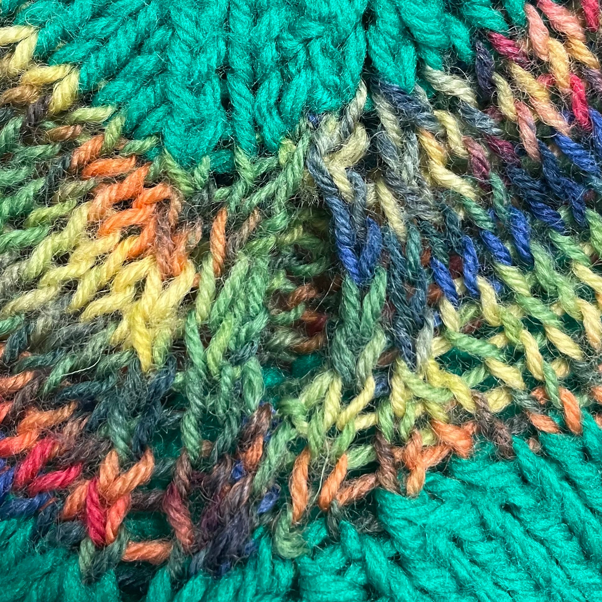 Rainbow Band Vintage Knit (L)