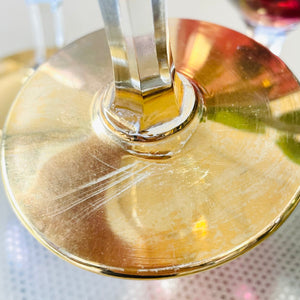 Colourful Iridescent Wine Glasses