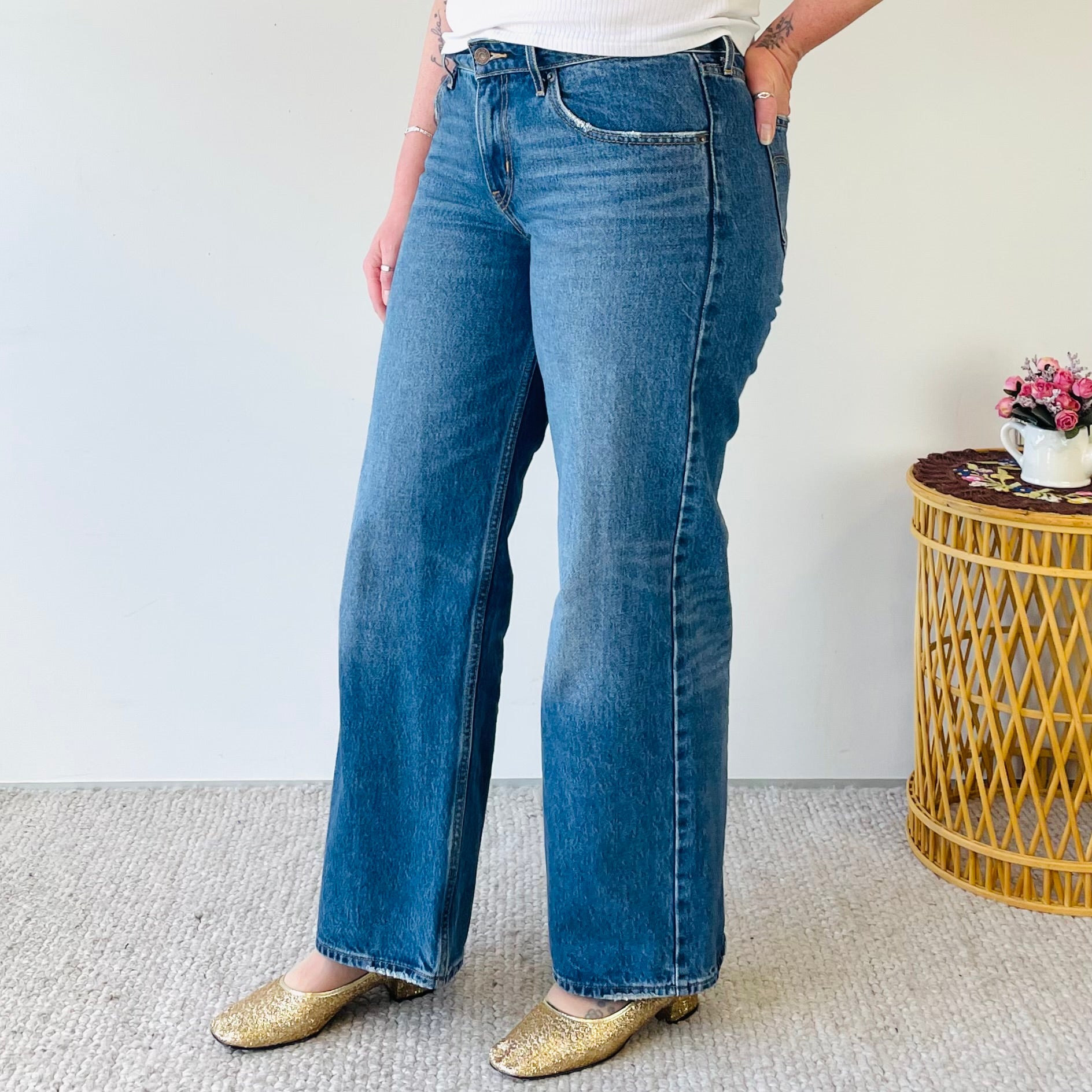 Levi's Low Loose Jeans (M)