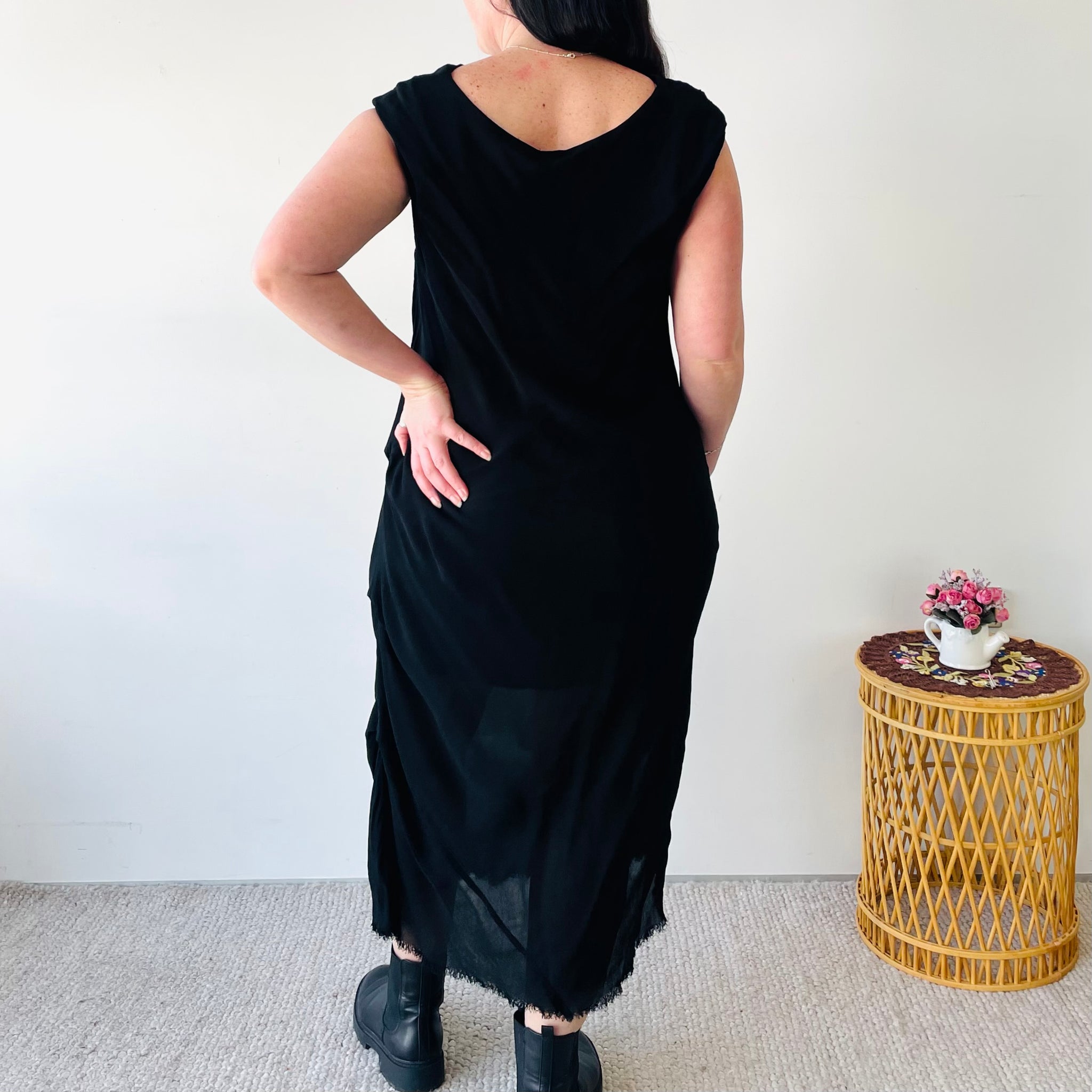 The Carpenters Daughter Cowl Neck Midi Dress (L-XL)