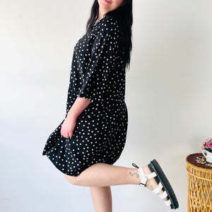 Stella + Gemma Polka Dot Mini Dress (XL)