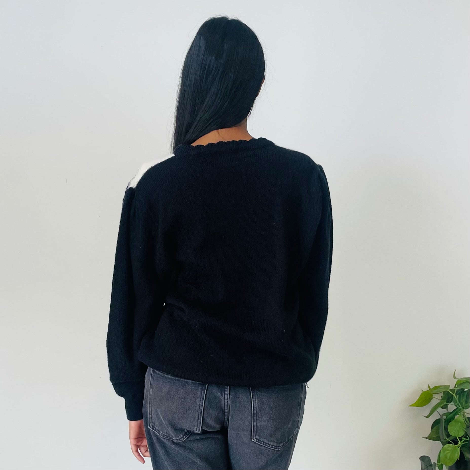 Vintage Beaded Knit (M)